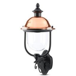 Lampa de gradina montaj perete soclu E27 - negru V-TAC SKU-7532