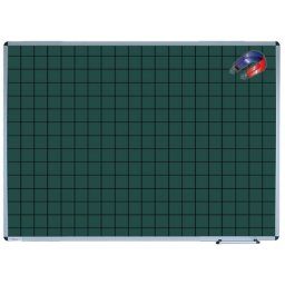 TABLA SCOLARA MAGNETICA LINIATA (matematica) VERDE 1500x1200 mm, OFFICE