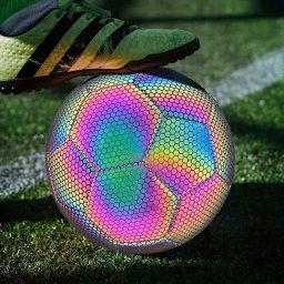 Minge de fotbal cu efect reflectorizant
