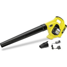 Karcher cordless leaf blower LBL 2 Battery Set, 18 Volt (yellow / black, Li-Ion battery 2.5Ah)