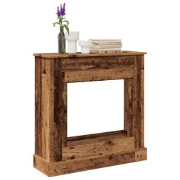 Masca de semineu, lemn vechi, 90x30x90 cm, lemn prelucrat GartenMobel Dekor