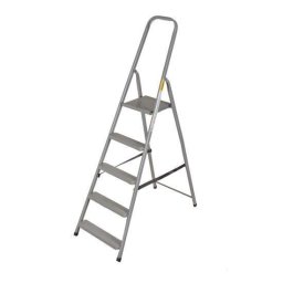 Scara otel, 4 trepte, platforma, max 125 kg, 1.73 m, Drabest GartenVIP DiyLine