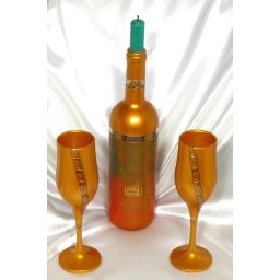 Set pictat din sticla - cod W39