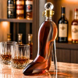 Decantor bauturi Glam Heel, 750 ml