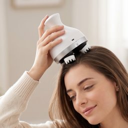 Aparat de masaj electric multifunctional pentru scalp si corp