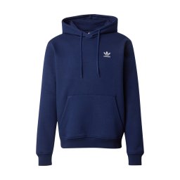 ADIDAS ORIGINALS Bluză de molton 'Essentials' bleumarin / alb