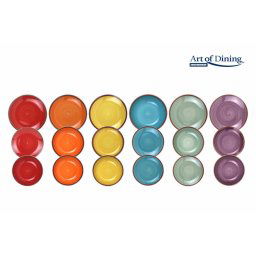 Diverse articole pentru bucatarie SERVICIU MASA CERAMICA 18PCS, AQUARELLE