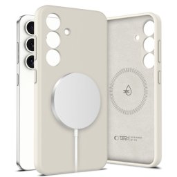 Husa TECH-PROTECT LIQUID SILICONE MAGSAFE GALAXY S25 COSMIC LATTE