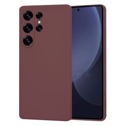 Husa Techsuit SoftFlex Samsung Galaxy S25 Ultra - Plum Red