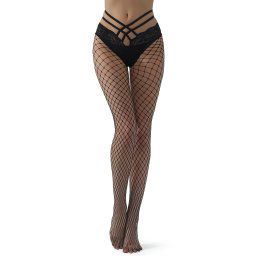 Eross ciorapi Strappy Hight Waist XS/M Black