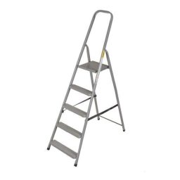 Scara otel, 4 trepte, platforma, max 125 kg, 1.73 m, Drabest