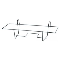 Suport metalic pentru jardiniera, Bumeta, negru, 53x20 cm