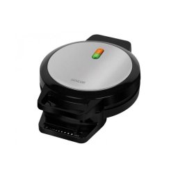 Aparat pentru preparare vafe 1000 W, Negru/Argintiu