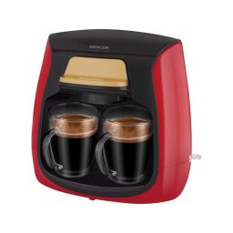 Cafetiera SCE 2101RD 500W 0.3L Negru/ Rosu