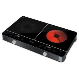 Plita SCP 4001BK 1800W, 10 niveluri putere, Temporizator 180 minute, Ceramica, Negru