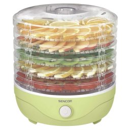 Deshidrator SFD 757GG, 5 tavi,250 W Verde