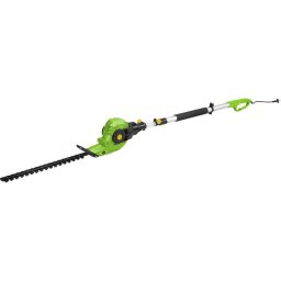 Foarfeca electrica pentru tuns gard viu FFZN 6005-E, putere 450 W, lungime lama 46 cm, diametru taiere maxim 16 mm, maner telescopic 190 - 250 cm