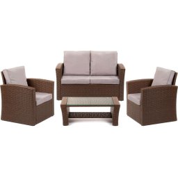 Set de rattan artificial FDZN 6065-PR Ansamblu Mia 1/2