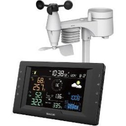 Stație Meteo Profesională SWS 9400, Senzor Wireless 5-în-1 Swiss Sensirion, Ecran 5.7" True Black, 868 MHz