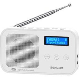 Radio portabil digital SRD 7200 W DAB+, 1 W, Alb