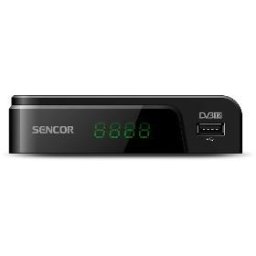 Receptor digital terestru SDB 524T, DVB-T2 HEVC/H.265, HDMI, SCART, USB, Timeshift, Negru