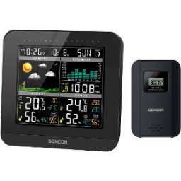 Stație Meteo Color cu Senzor Wireless, Presiune Barometrică, 433 MHz, Rază 100m