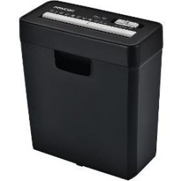 Distrugator documente SSK 161 tăiere fâșii 6 mm, capacitate 6 coli, coș 10 L, Negru