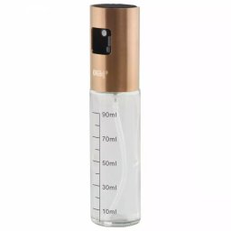 Flacon spray pentru ulei sau otet Kinghoff KH 1722, Sticla, 100 ml, 18х4 cm, Transparent/Auriu