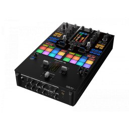 Mixer stil scratching cu 2 canale pentru DJ, Pioneer DJ DJM-S11, cu ecran tactil pentru Serato DJ Pro rekordbox, negru