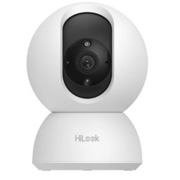 Camera IP PT Wi-FI Hikvision HiLook 2MP, lentila 4mm, IR 10m, microfon si difuzor, slot microSD, alarma - IPC-P220-D/W(4mm)