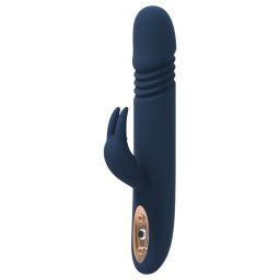 Goddess Zephyros - vibrator rabbit impulsionant, rezistent la apă - albastru