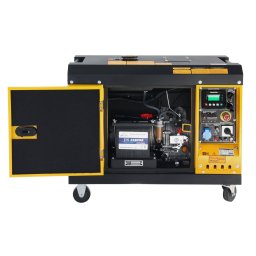 Generator de curent diesel STAGER YDE8600TA-TA3 V2 trifazat insonorizat 6 kW pornire electrica