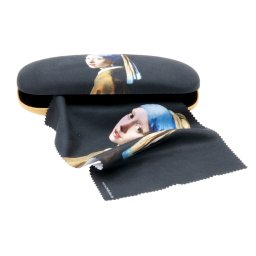 Etui cu textil si protectie ochelari jan vermeer fata cu cercel de perla, fridolin