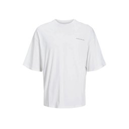 JACK & JONES T-Shirt Jjalmos Tee Ss Crew Neck 12273506 C-N100 white