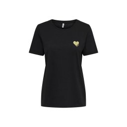 ONLY T-Shirt Onlkita Life S/S 15244714 C-N10 black