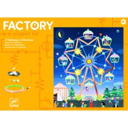 Set creativ Atelier Arta, Stiinta si Tehnologie Djeco, Lumini si distractie