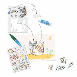 Set creativ desen Djeco, Masini