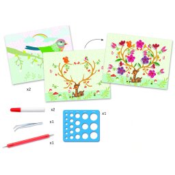 Atelier quilling Djeco, Primavara