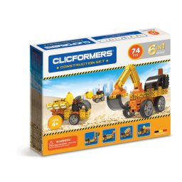 Set constructii pentru copii - Clicformers-Santier, 74 piese