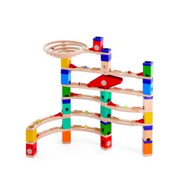Set de constructii cu piese din lemn, Quadrilla Excellerator,Hape
