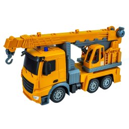 Camion cu macara de jucarie, telecomanda, scara 1:24, 2.4Ghz