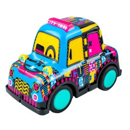 Masinuta de jucarie cu telecomanda, Super Taxi, Multicolor
