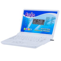 Laptop educativ cu mouse, pentru copii cu 80 de functii engleza/franceza, afisaj LCD bicolor