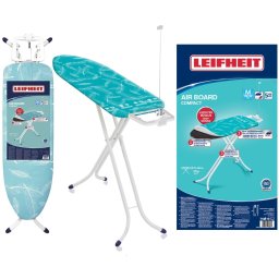 Masa de calcat, Leifheit Air Board Compact M, 38 x 120 cm, Albastru