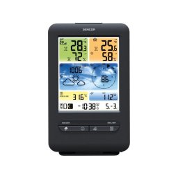Statie meteo profesionala, Sencor, WiFi, Alb/Negru