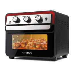 Cuptor electric multifunctional Friggisano G3Ferrari, G10145, 1700W, 22l, 6 programe de gatit deshidrator temporizator temperatura reglabila 70- 230°C timer, 60 m, Rosu-Negru