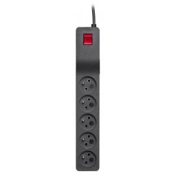 Prelungitor, Lestar, 5 prize, 1.5 m, Negru