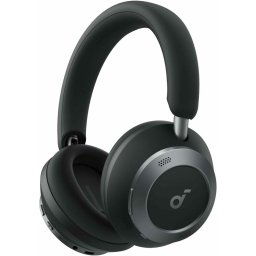 Casti Wireless Over-Ear Anker Soundcore Space One Pro, Adaptive Active Noise Cancelling, Hi-Res, 6 Microfoane, Bluetooth 5.3, Negru