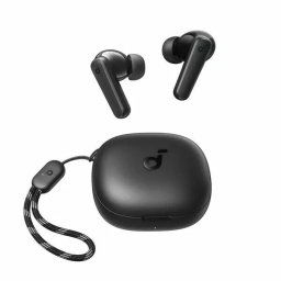 Casti TWS Anker „Soundcore R50i v2”, tip butoni, utilizare multimedia, Bluetooth 5.3, 2 x mic, durata baterie pana la 30 ore, alb