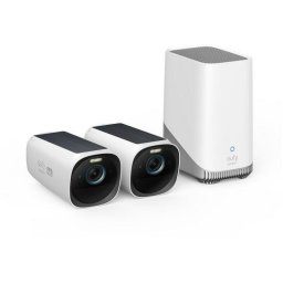 Sistem supraveghere 2+1 Anker "EufyCam 3", bullet, 4K , 7.5m IR, wireless,stocare interna 16GB,panou solar integrat,senzor miscare,audio bidirectional, "T88713W1